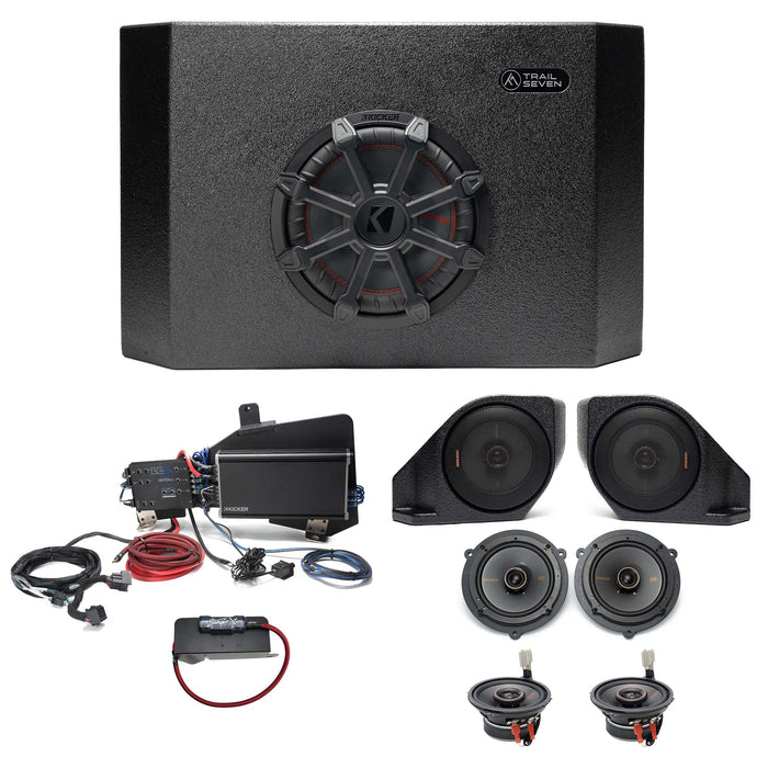 Kicker Plug & Play Full System Bundle Upgrade 2 & 4-Door (NON-B&O System) | '21- Current Ford Bronco