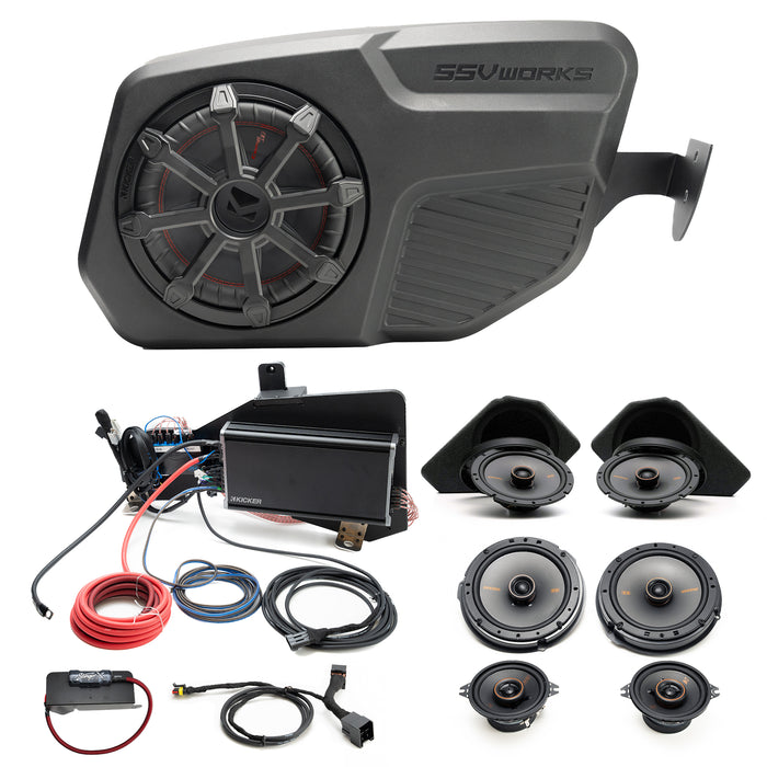 Kicker Plug & Play Full System Bundle Upgrade 2 & 4-Door (B&O System) | '21- Current Ford Bronco