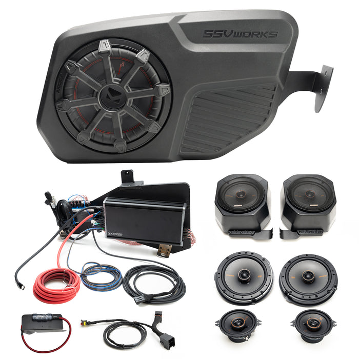 Kicker Plug & Play Full System Bundle Upgrade 2 & 4-Door (B&O System) | '21- Current Ford Bronco