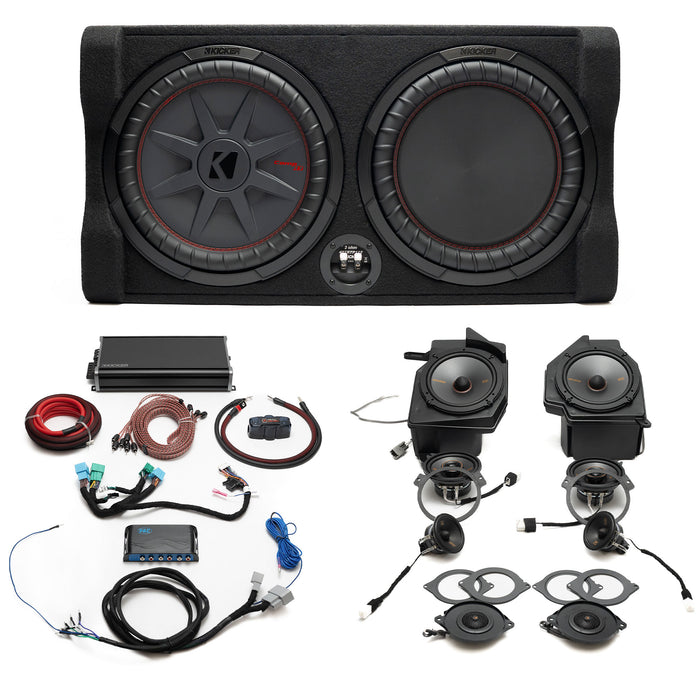 Kicker Plug & Play Full System Bundle Upgrade | '24 - Current JL Wrangler/ '24 - Current JT Gladiator