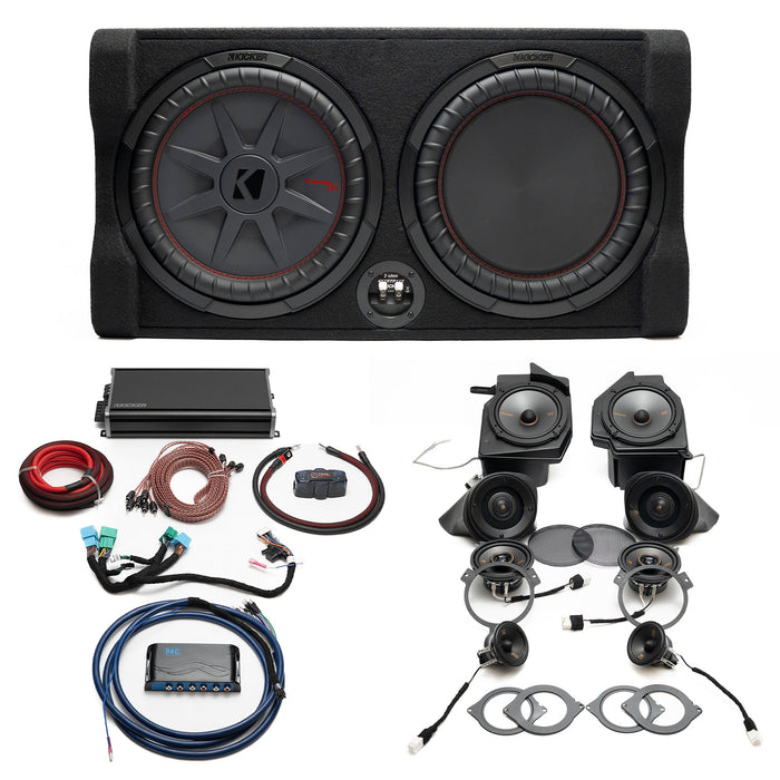 Kicker Plug & Play Full System Bundle Upgrade | '24 - Current JL Wrangler/ '24 - Current JT Gladiator