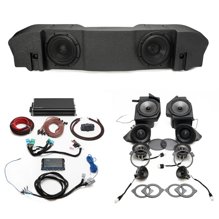 Kicker Plug & Play Full System Bundle Upgrade | '24 - Current JL Wrangler/ '24 - Current JT Gladiator