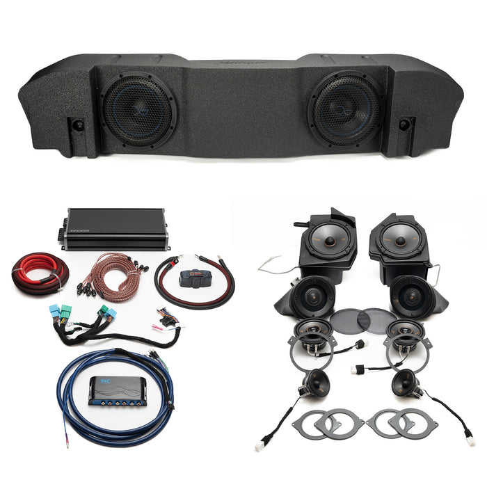 Kicker Plug & Play Full System Bundle Upgrade | '24 - Current JL Wrangler/ '24 - Current JT Gladiator