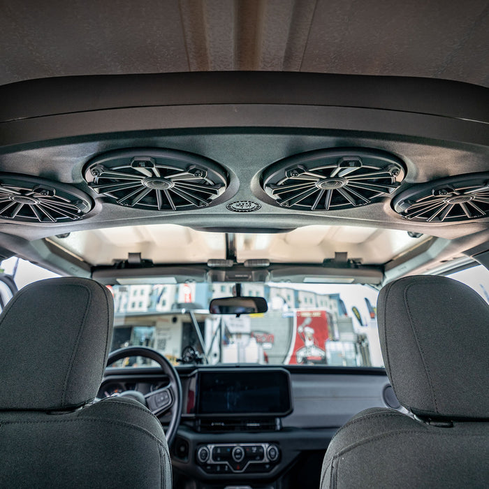 MB Quart Tuned Rear Soundbar with 8 Inch Coaxial Speakers with RGB LED Lighting option (MBQJ-48CRGB24+) I '24- Current JL Wrangler/ '24- Current JT Gladiator