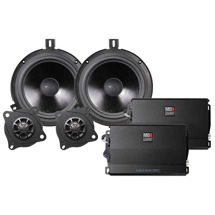 MB Quart 800 Watt STAGE 2 Jeep® Wrangler (JK) Two Speakers System MBQJK-STG2AH-1 I '07-'18 Jeep JK Wrangler