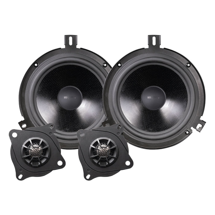 MB Quart 800 Watt STAGE 2 Jeep® Wrangler (JK) Two Speakers System MBQJK-STG2AH-1 I '07-'18 Jeep JK Wrangler