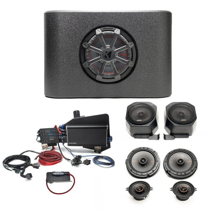 Kicker Plug & Play Full System Bundle Upgrade 2 & 4-Door (NON-B&O System) | '21- Current Ford Bronco