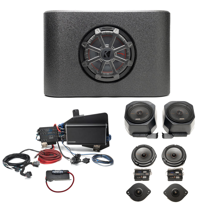 Kicker Plug & Play Full System Bundle Upgrade 2 & 4-Door (NON-B&O System) | '21- Current Ford Bronco