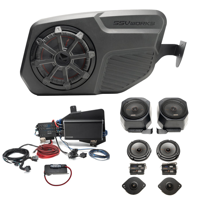 Kicker Plug & Play Full System Bundle Upgrade 2 & 4-Door (NON-B&O System) | '21- Current Ford Bronco