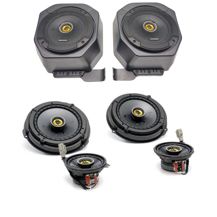 Kicker CS Complete Plug & Play Speaker Bundle Upgrade | '21- Current Ford Bronco