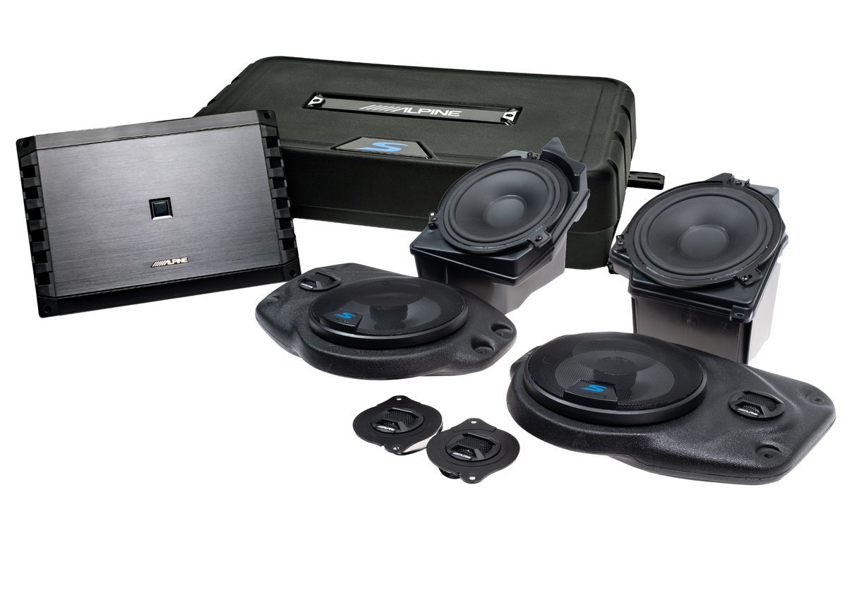 Alpine Plug & Play Full System 5-Channel, 8-Speakers, Sub Bundle