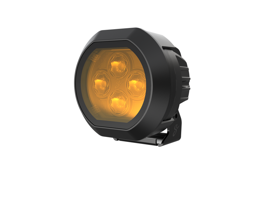 Stinger HEXCORE 4" Amber & White LED Pod Lights (Pair) - 2007-2018 Jeep Wrangler JK/ JKU