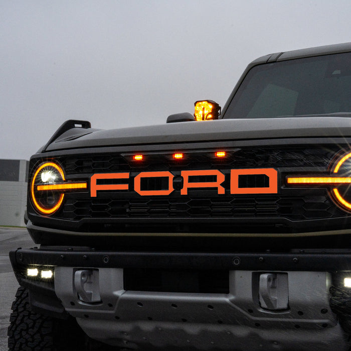 Vinyl Fox Vinyl Grille Letters| '22- Current Ford Bronco Raptor