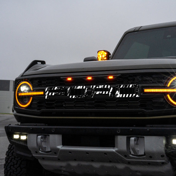 Vinyl Fox Vinyl Grille Letters| '22- Current Ford Bronco Raptor