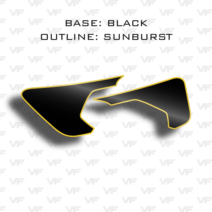 Vinyl Fox Vent Inlay Vinyl Kit | '20- Current Jeep JT Gladiator