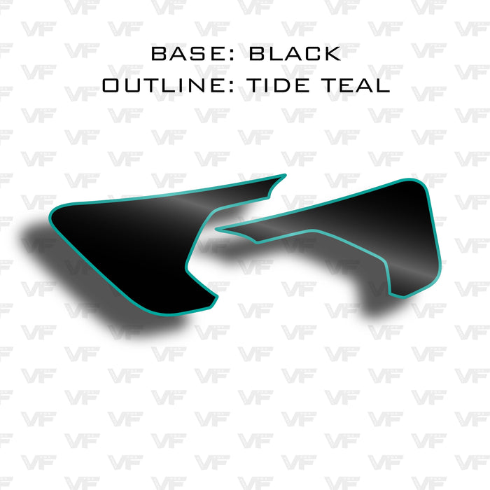 Vinyl Fox Vent Inlay Vinyl Kit | '20- Current Jeep JT Gladiator