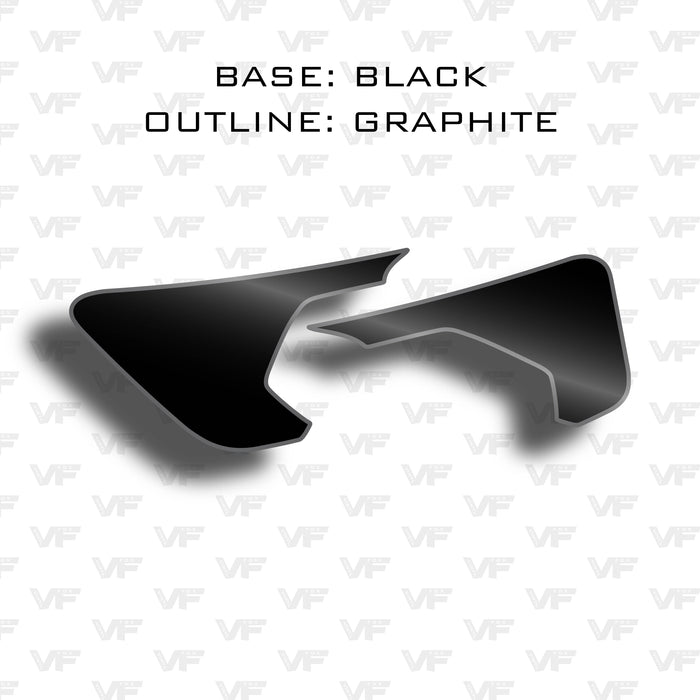 Vinyl Fox Vent Inlay Vinyl Kit | '20- Current Jeep JT Gladiator