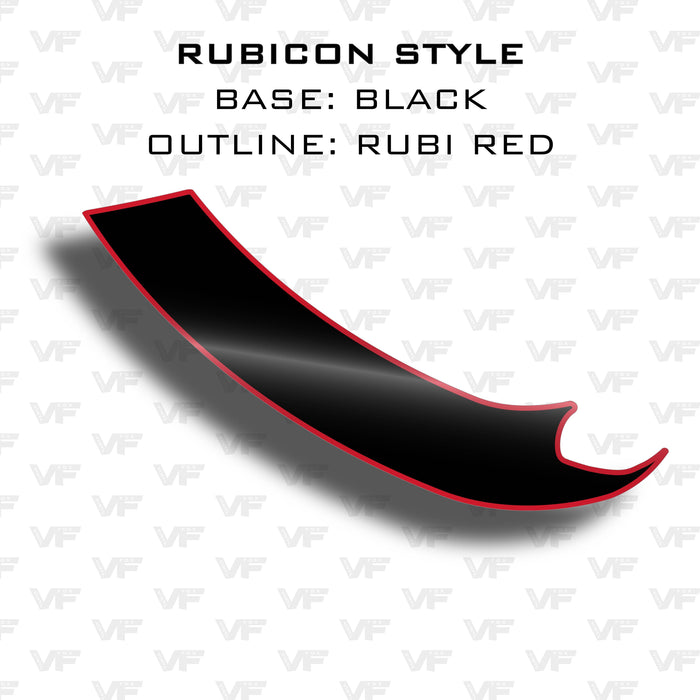 Vinyl Fox Upper Wrap-Around Stripe Vinyl Kit | '20- Current Jeep JT Gladiator