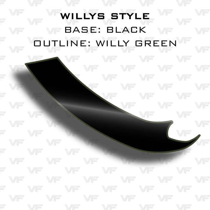 Vinyl Fox Upper Wrap-Around Stripe Vinyl Kit | '20- Current Jeep JT Gladiator