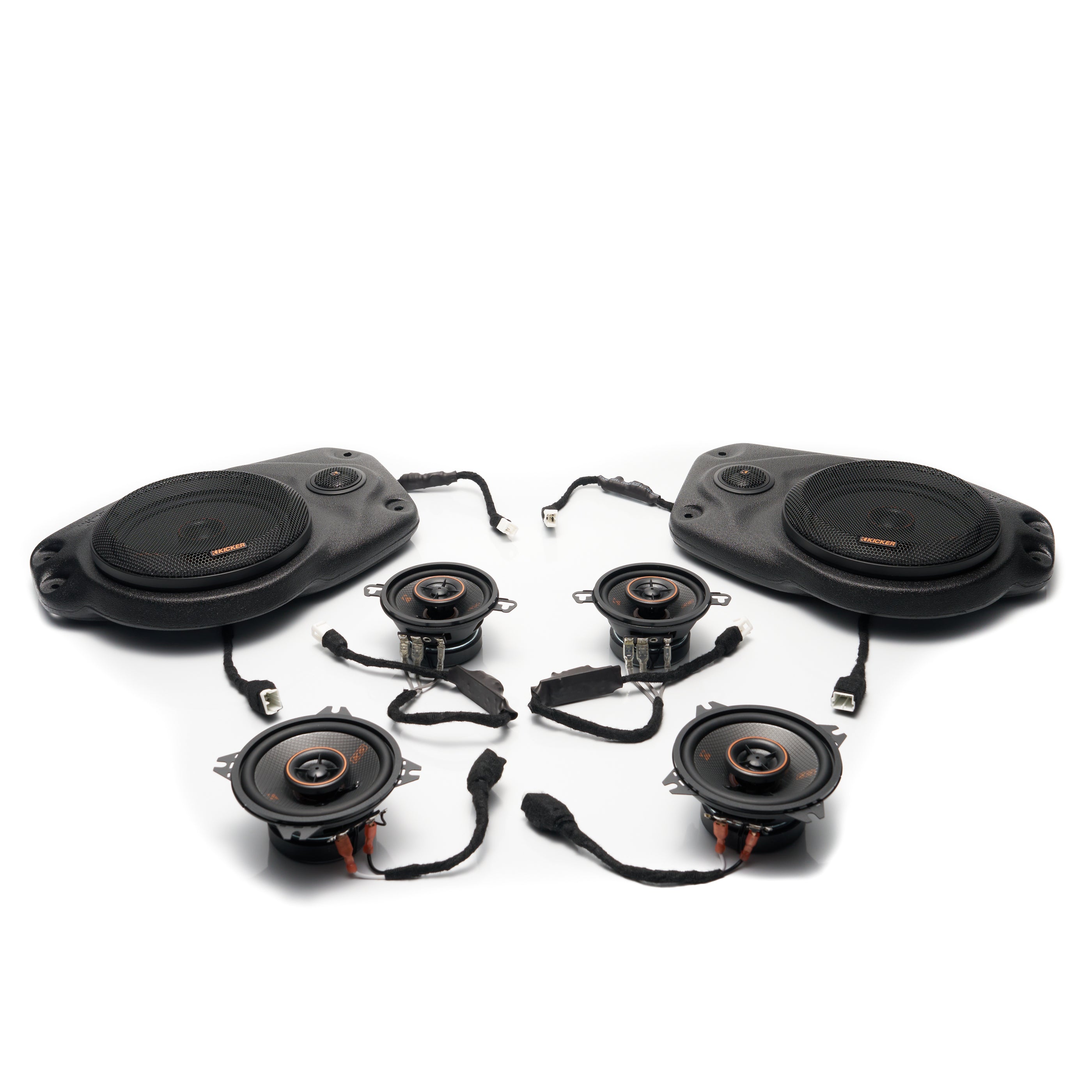 Kicker KS Plug & Play Speaker Bundle Upgrade (Factory Amplified) '18