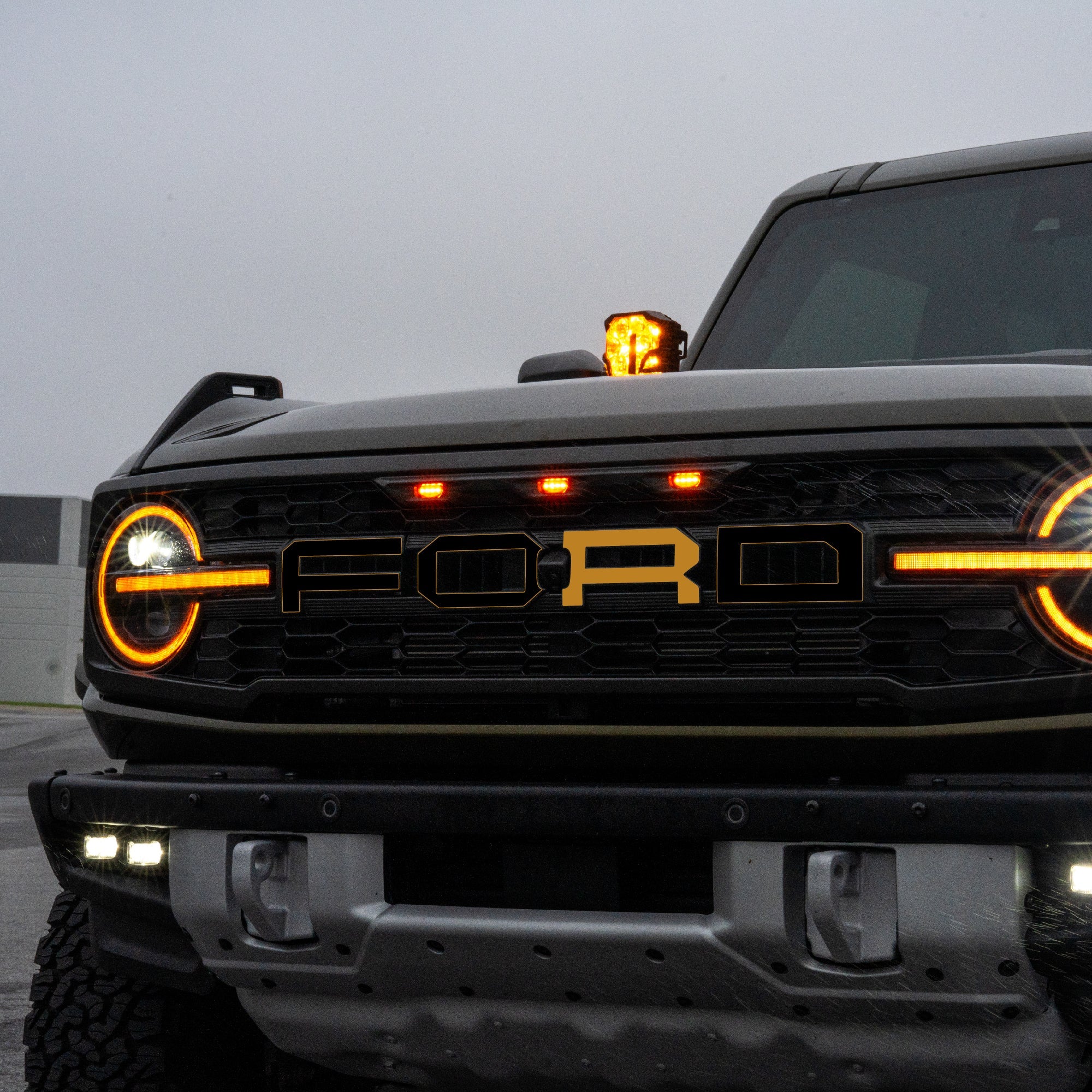 Vinyl Fox Vinyl Grille Letters| '22- Current Ford Bronco Raptor ...