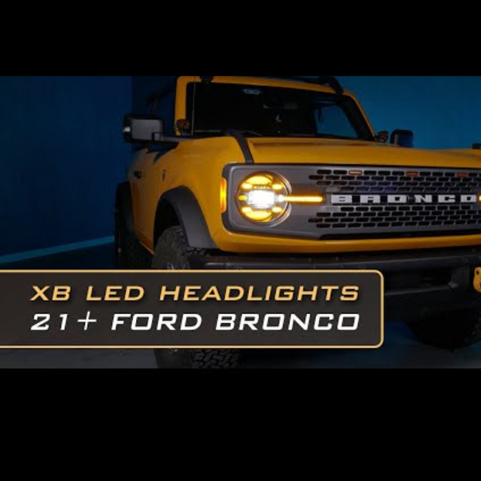 Morimoto XB LED Headlights Amber I '21- Current Ford Bronco