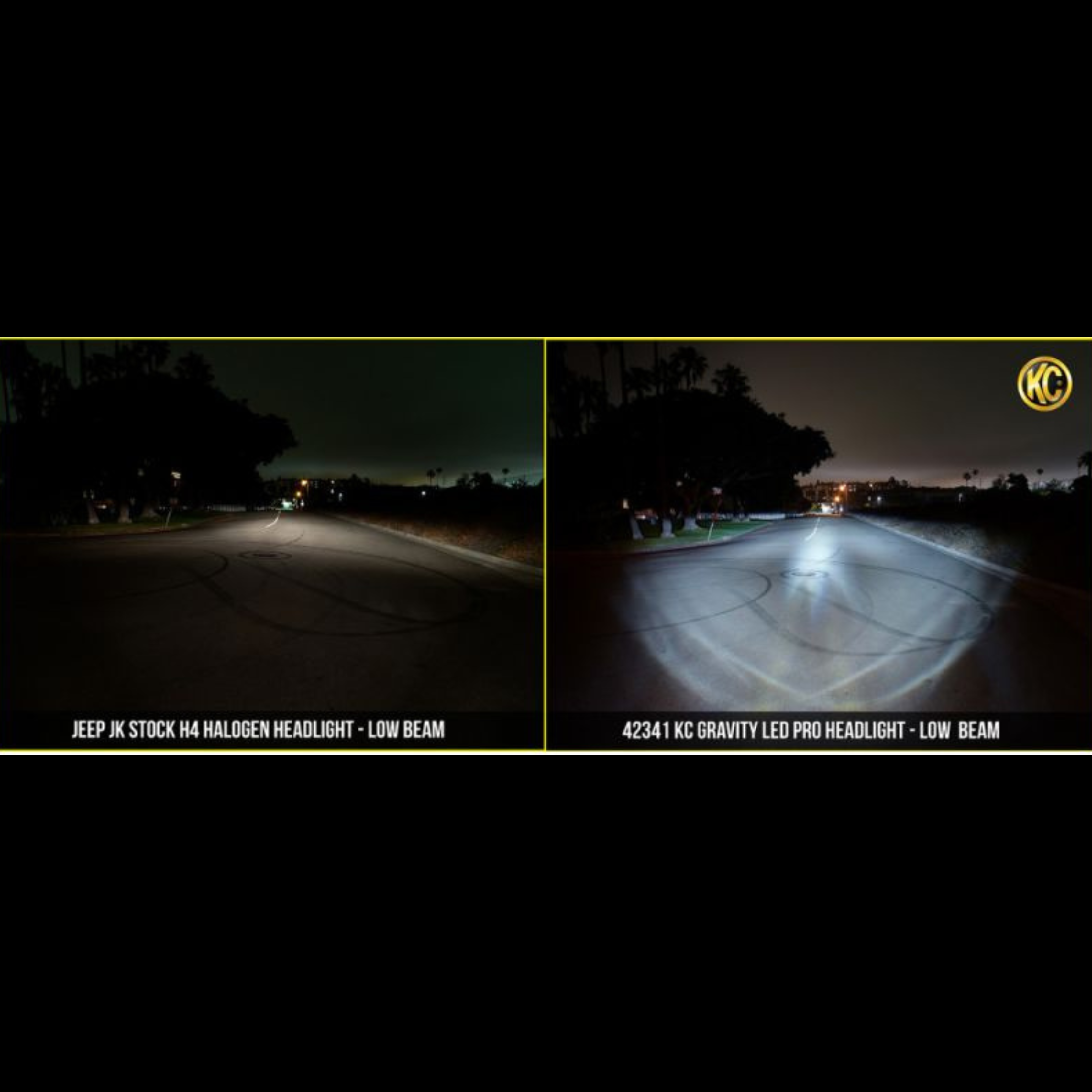 KC HiLiTES 4235 Gravity LED 7" DOT Headlight - Plug-and-Play Replacement With DRL