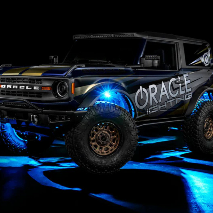 Oracle Lighting Colorshift RGB + Wheel Well Rock Light Kit I '21- Current Ford Bronco