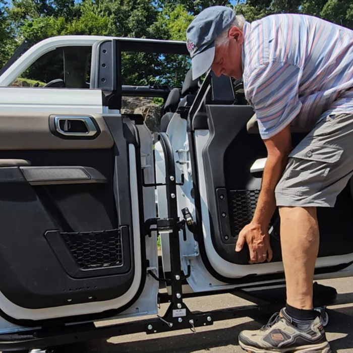 EZ 4X4 Aluminum Folding and Rolling Door Cart (4-Door) | 21'- Current Ford Bronco