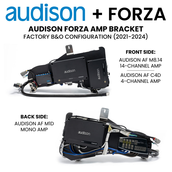 Audison Voce II/ Forza Plug & Play Full System (Tri-DSP Amplifier) Bundle Upgrade (B&O System) | '21- Current Ford Bronco