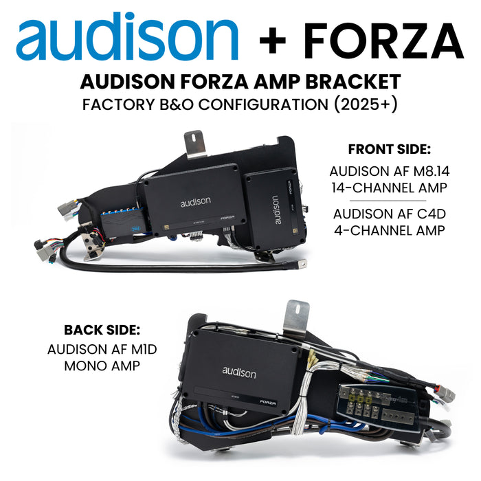 Audison Voce II/ Forza Plug & Play Full System (Tri-DSP Amplifier) Bundle Upgrade (B&O System) | '21- Current Ford Bronco