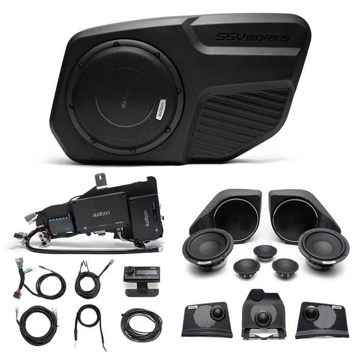 Audison Voce II/ Forza Plug & Play Full System (Tri-DSP Amplifier) Bundle Upgrade (B&O System) | '21- Current Ford Bronco
