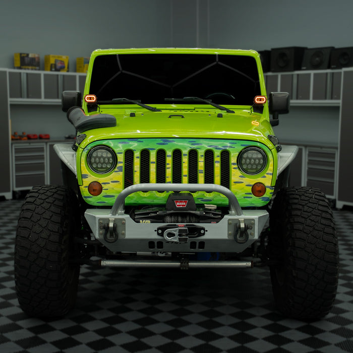 Stinger HEXCORE 2x4" Amber & White LED Pod Lights (Pair) - 2007-2018 Jeep Wrangler JK/ JKU