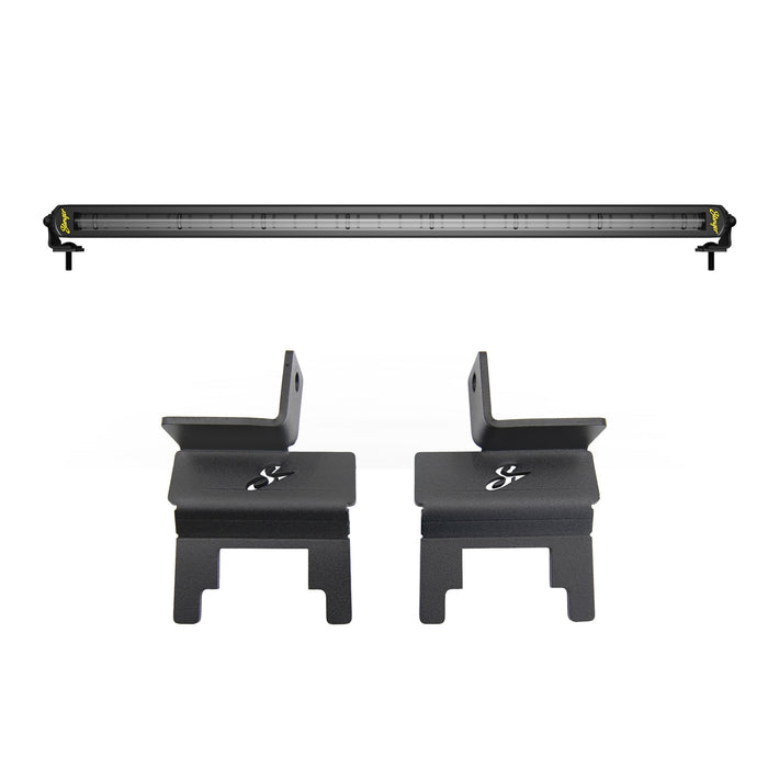 Stinger HEXCORE 32" Chase LED Light Bar with Signal Lights - 2007-2018 Jeep Wrangler JK/ JKU