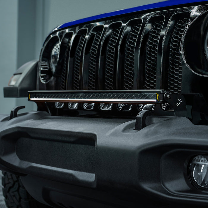 Stinger HEXCORE 30" Straight LED Light Bar - 2018-Current Jeep Wrangler JL/ JLU and 2020-Current Jeep Gladiator JT