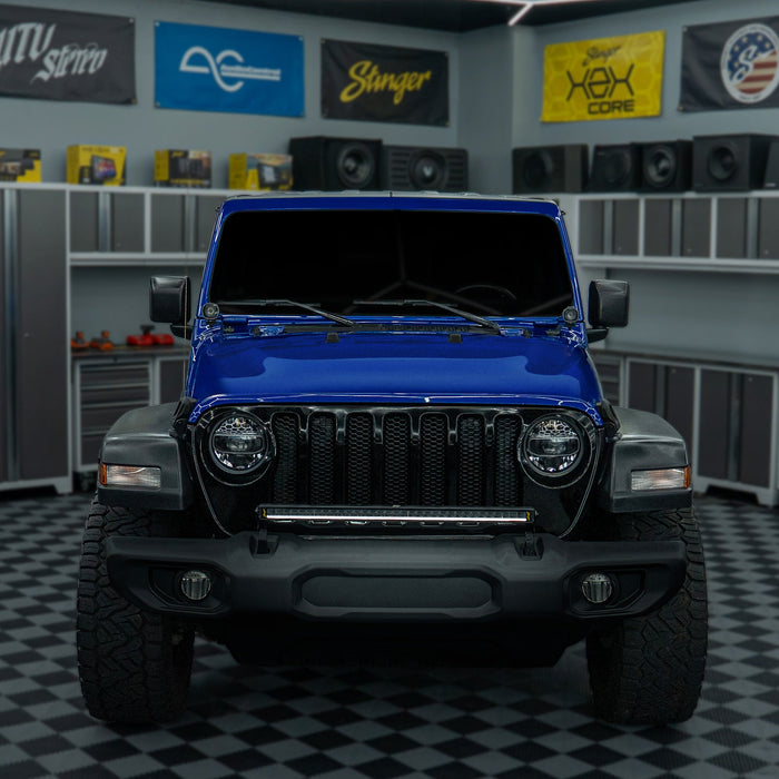Stinger HEXCORE 30" Straight LED Light Bar - 2018-Current Jeep Wrangler JL/ JLU and 2020-Current Jeep Gladiator JT