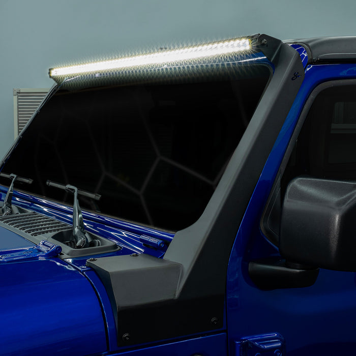 Stinger HEXCORE 50" Straight LED Light Bar - 2018-Current Jeep Wrangler JL/ JLU and 2020-Current Jeep Gladiator JT