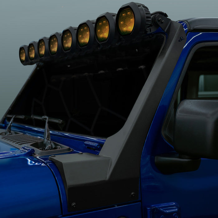 Stinger HEXCORE 51" Hero Light Bar (Eight 6" Pod Lights) - 2018-Current Jeep Wrangler JL/ JLU and 2020-Current Jeep Gladiator JT