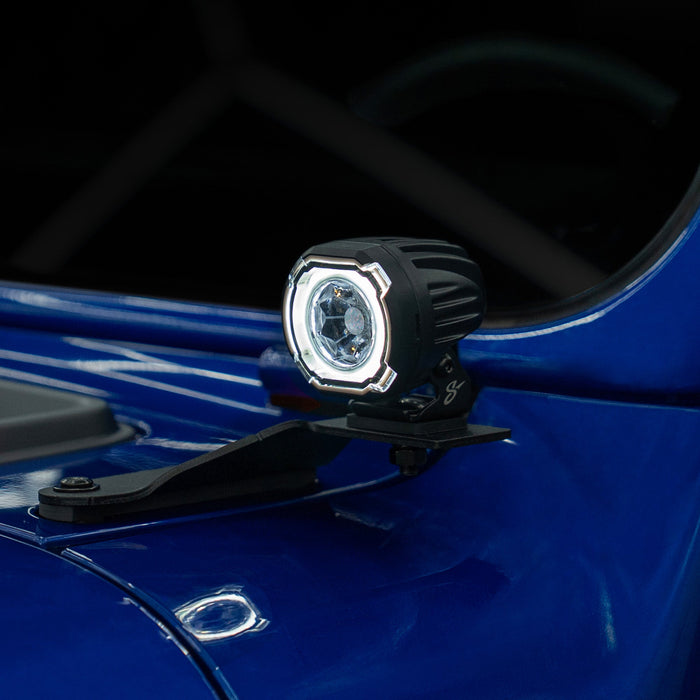 Stinger HEXCORE 2" Amber & White LED Pod Lights (Pair) - 2018-Current Jeep Wrangler JL/ JLU and 2020-Current Jeep Gladiator JT