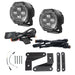 Stinger HEXCORE 4" Amber & White LED Pod Lights (Pair) - 2018-Current Jeep Wrangler JL/ JLU and 2020-Current Jeep Gladiator JT