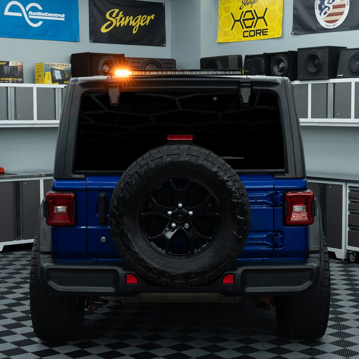 Stinger HEXCORE 32" Chase LED Light Bar with Signal Lights - 2018-Current Jeep Wrangler JL/ JLU (hardtop only)