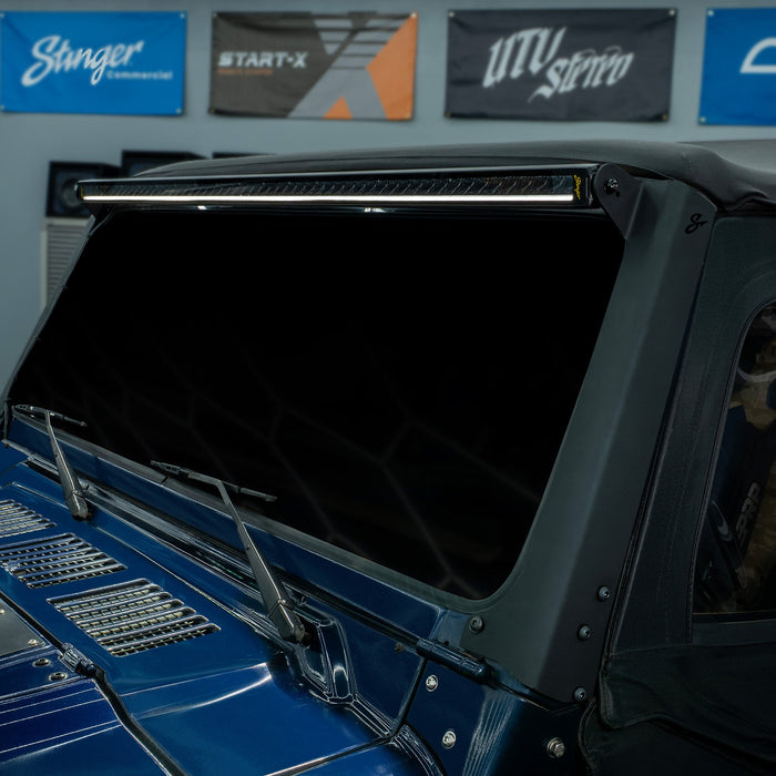Stinger HEXCORE 50" Straight LED Light Bar - 1997-2006 Jeep Wrangler TJ