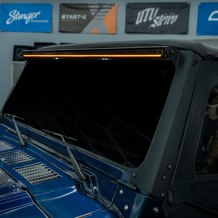 Stinger HEXCORE 50" Straight LED Light Bar - 1997-2006 Jeep Wrangler TJ