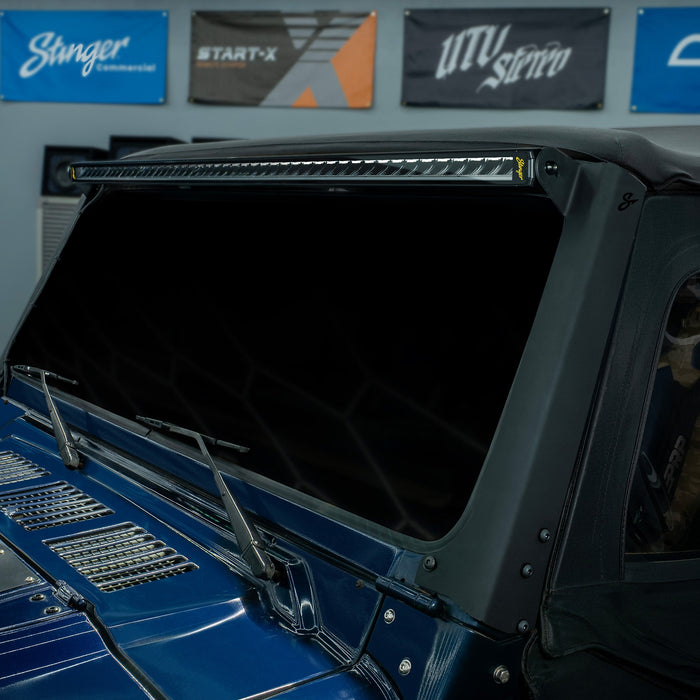 Stinger HEXCORE 50" Straight LED Light Bar - 1997-2006 Jeep Wrangler TJ