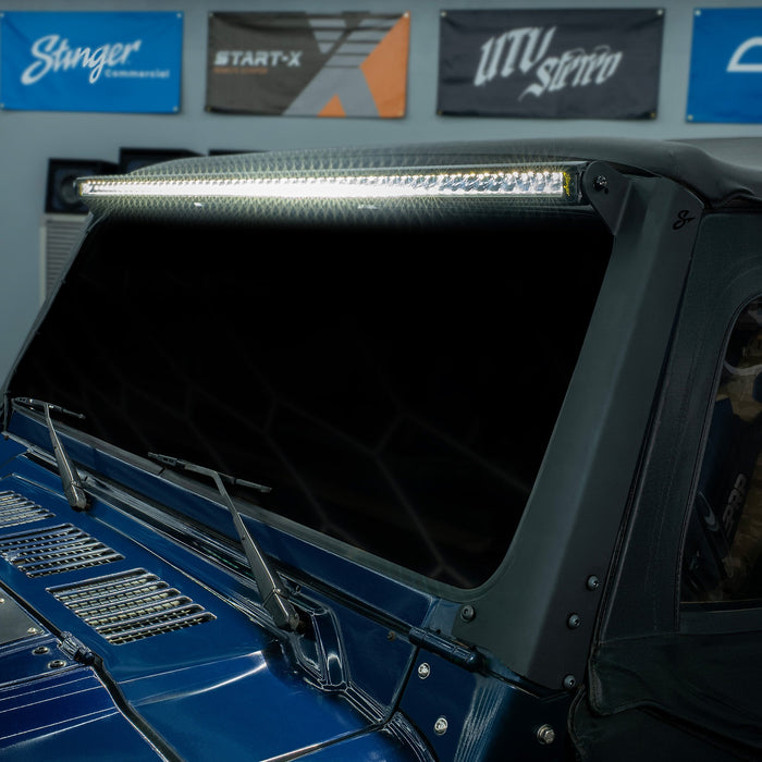 Stinger HEXCORE 50" Straight LED Light Bar - 1997-2006 Jeep Wrangler TJ