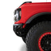 Addictive Desert Designs Pro Bolt-On Front Bumper for 2021-2023 Ford Bronco with Light Mounts in Hammer Black