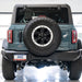 AWE Tuning 0FG Dual Rear Exit Exhaust with Chrome Silver Tips and BashGuard for Ford Bronco 2021-2023