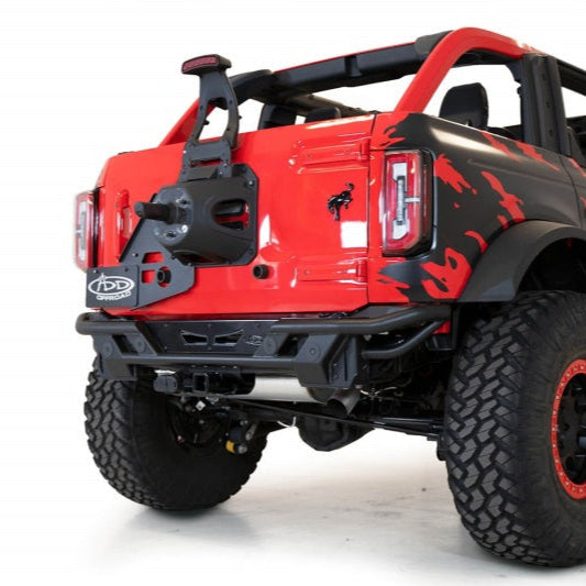 Addictive Desert Designs Pro Bolt-On Rear Bumper for 2021-2023 Ford Bronco - Hammer Black Finish