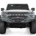 Addictive Desert Designs Krawler Front Bumper for 2021-2023 Ford Bronco with Mounts for Up to 6-Inch Lights in Hammer Black