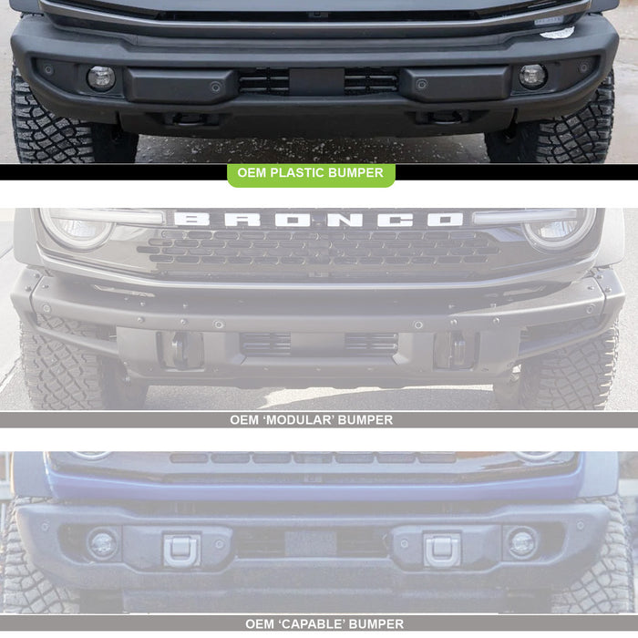 Baja Designs 6XL Linkable Bumper Light Kit- OEM Plastic Bumper I '21- Current Ford Bronco